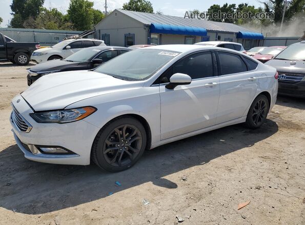 3FA6P0HD5JR211814 2018 FORD FUSION White Front left