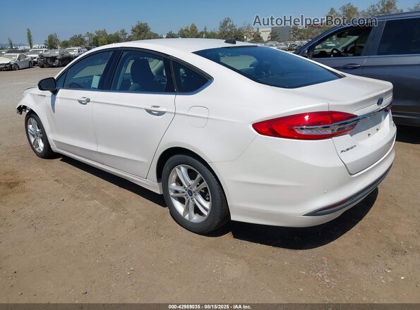 3FA6P0HD7JR285378 2018 FORD FUSION White Trasero izquierdo