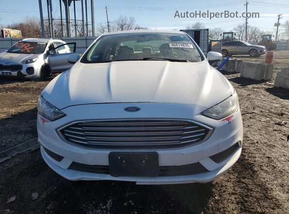 3FA6P0LU0JR193911 2018 FORD FUSION White Front view