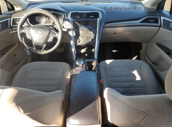 3FA6P0LU0JR193911 2018 FORD FUSION White Dashboard view