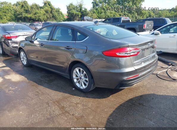 3FA6P0LU0KR125609 2019 FORD FUSION HYBRID Серый Задняя левая четверть