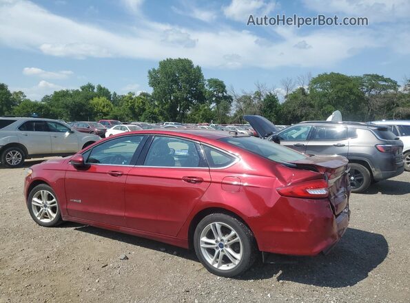 3FA6P0LU3JR172793 2018 FORD FUSION Red Tył lewy