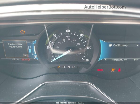 3FA6P0LU5JR128679 2018 FORD FUSION HYBRID Blue Հետևի նստատեղերի տեսք