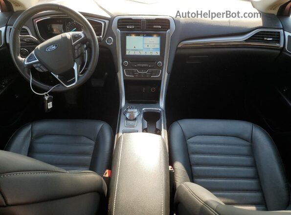 3FA6P0LU8JR143080 2018 FORD FUSION Red Առջևի վահանակի տեսք