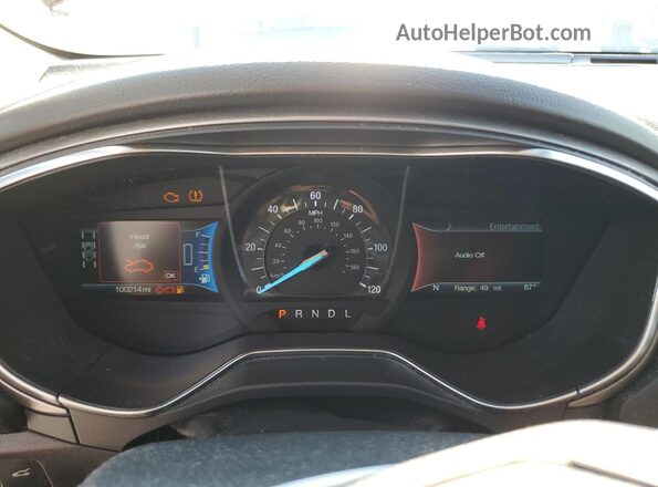 3FA6P0LU8JR143080 2018 FORD FUSION Red Սարքավորումների վահանակի տեսք