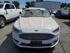 2018 Ford Fusion Se Hybrid White vin: 3FA6P0LU9JR171387
