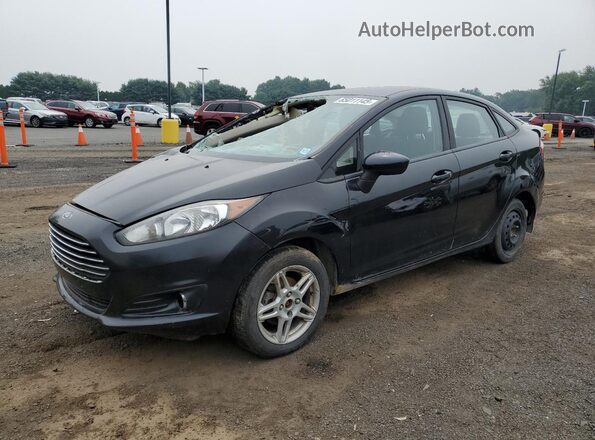 3FADP4BJ2KM100794 2019 FORD FIESTA Черный Передняя левая четверть