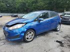 2018 Ford Fiesta Se Blue vin: 3FADP4EJ3JM121373