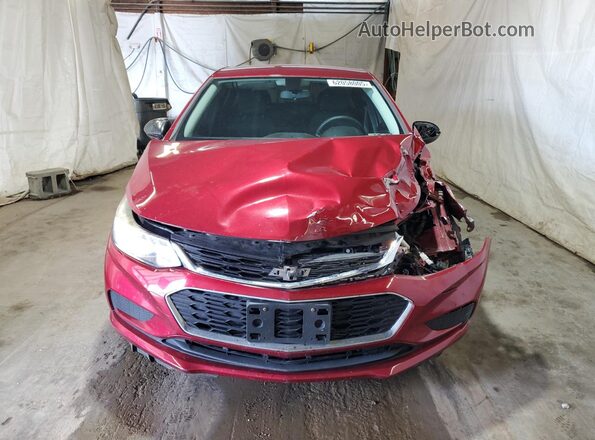 3G1BE6SM1JS608058 2018 CHEVROLET CRUZE Burgundy Vista frontal