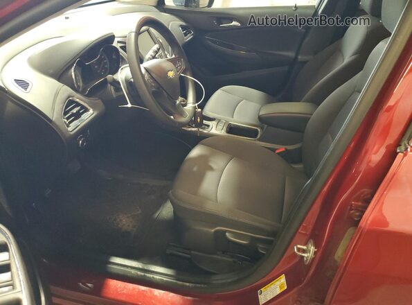 3G1BE6SM1JS608058 2018 CHEVROLET CRUZE Burgundy Vista interior delantera