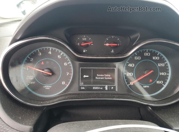 3G1BE6SM3JS653275 2018 CHEVROLET CRUZE Серый Вид щитка приборов