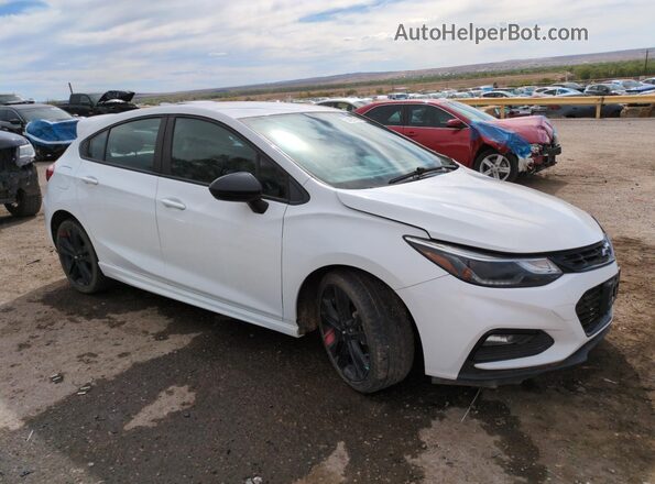 3G1BE6SM4JS540581 2018 CHEVROLET CRUZE Белый Передняя правая четверть