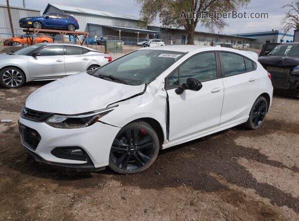 3G1BE6SM4JS540581 2018 CHEVROLET CRUZE Белый Передняя левая четверть