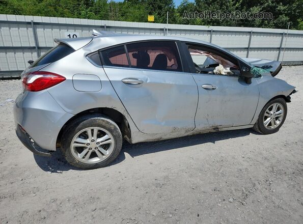 3G1BE6SM4JS610256 2018 CHEVROLET CRUZE Silver Trasero derecho