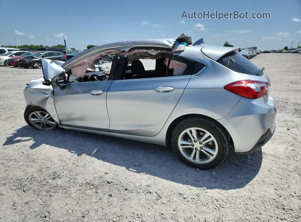 3G1BE6SM4JS610256 2018 CHEVROLET CRUZE Silver Trasero izquierdo