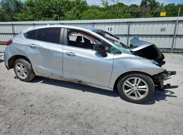 3G1BE6SM4JS610256 2018 CHEVROLET CRUZE Silver Delantero derecho
