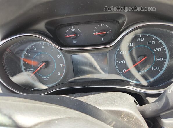 3G1BE6SM4JS610256 2018 CHEVROLET CRUZE Silver Vista del cuadro de instrumentos