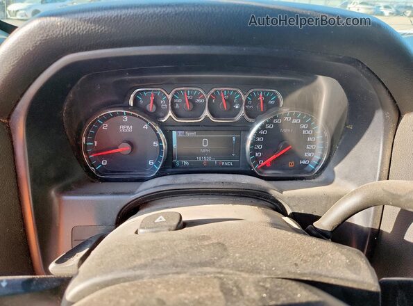 3GCPCREC8JG436587 2018 CHEVROLET SILVERADO White Вид щитка приладів