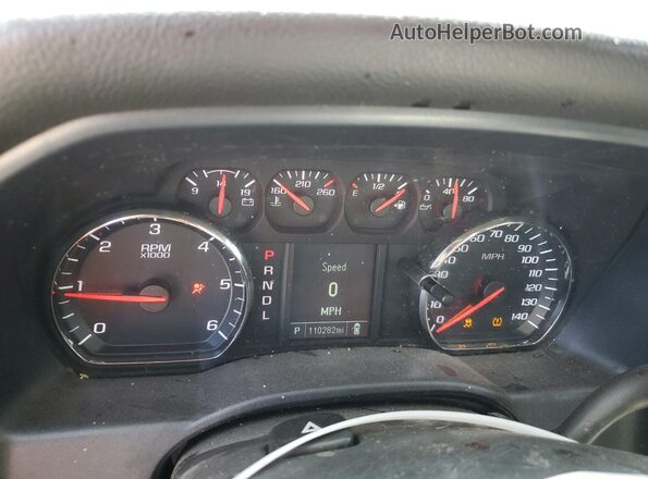 3GCUKPECXJG605891 2018 CHEVROLET SILVERADO Black Instrument cluster view