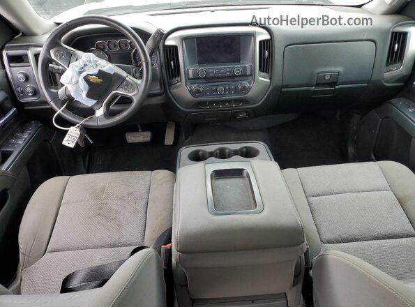 3GCUKREC0JG304381 2018 CHEVROLET SILVERADO Silver Առջևի վահանակի տեսք