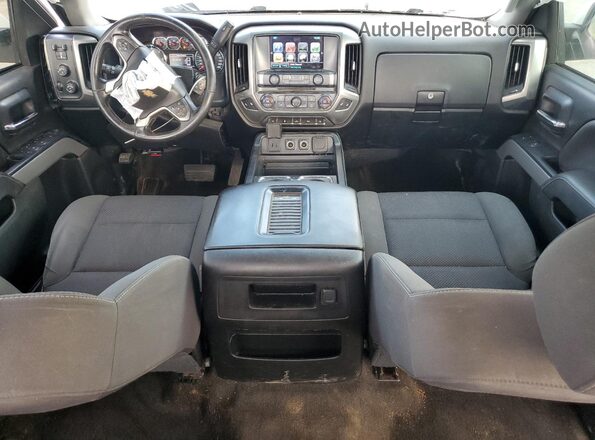 3GCUKREC9JG338917 2018 CHEVROLET SILVERADO Белый Вид панели приборов