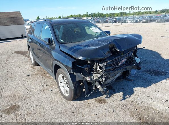 3GKALMEV3JL413790 2018 GMC TERRAIN Черный Передняя правая четверть