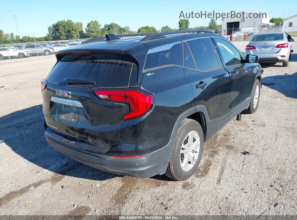3GKALMEV3JL413790 2018 GMC TERRAIN Черный Задняя правая четверть