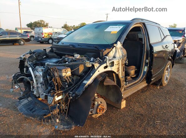 3GKALMEV7JL158092 2018 GMC TERRAIN Black წინა მარცხენა ხედი სამი მეოთხედიდან