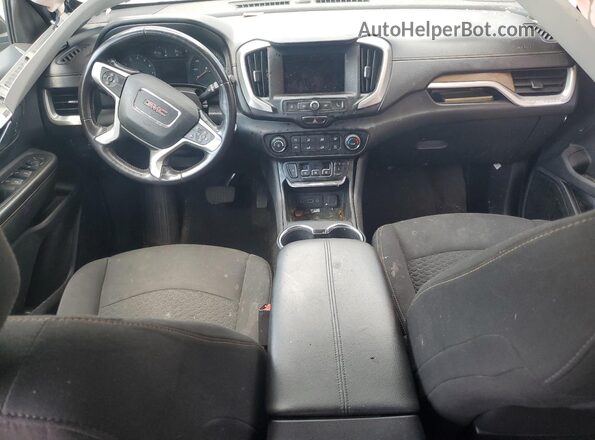 3GKALMEVXJL382568 2018 GMC TERRAIN Blue Dashboard view