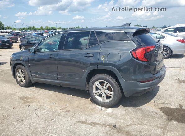 3GKALMEVXJL382568 2018 GMC TERRAIN Blue Rear left