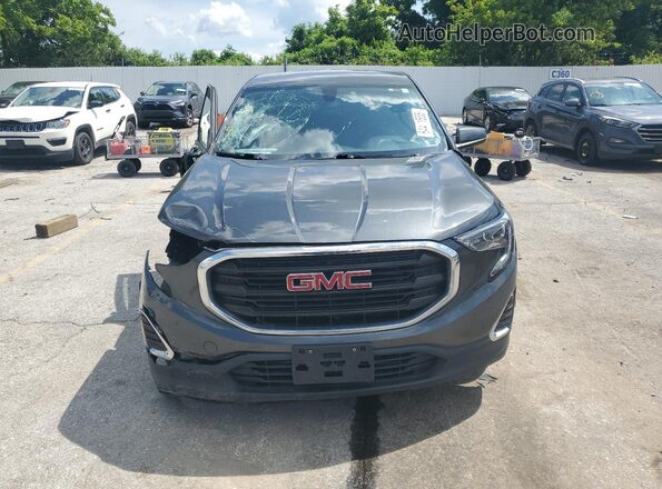3GKALMEVXJL382568 2018 GMC TERRAIN Blue Front view