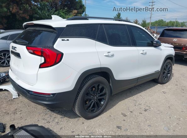 3GKALMEVXML328420 2021 GMC TERRAIN White Rear right