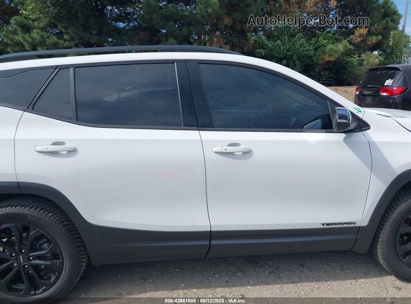 3GKALMEVXML328420 2021 GMC TERRAIN White 360 interior view