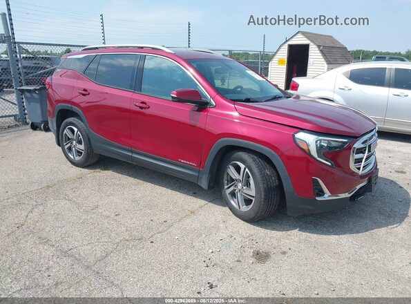 3GKALPEV2JL270025 2018 GMC TERRAIN Red Przód prawy