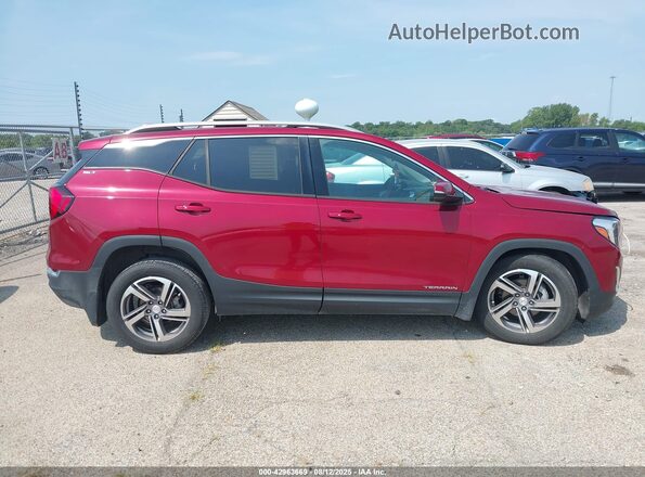 3GKALPEV2JL270025 2018 GMC TERRAIN Red Widok wnętrza z tyłu