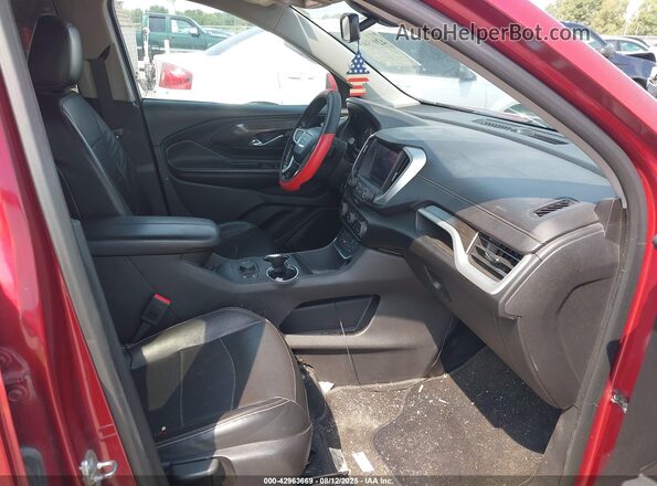 3GKALPEV2JL270025 2018 GMC TERRAIN Red Widok wnętrza z przodu