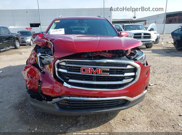3GKALPEV2ML329630 2021 GMC TERRAIN Red Instrument cluster view
