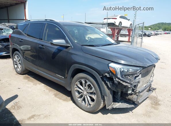3GKALPEX2JL278577 2018 GMC TERRAIN Серый Передняя правая четверть