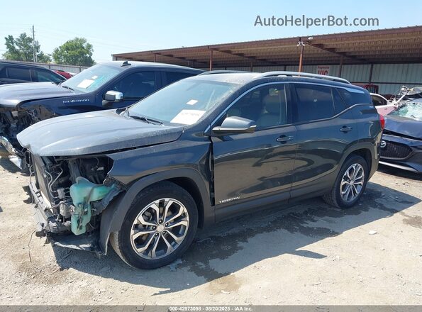 3GKALPEX2JL278577 2018 GMC TERRAIN Серый Передняя левая четверть