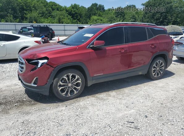 3GKALPEX4JL183308 2018 GMC TERRAIN Red Передня ліва чверть