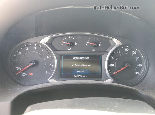 3GKALPEX4JL183308 2018 GMC TERRAIN Red Вид щитка приладів