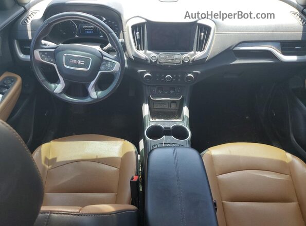 3GKALPEX4JL183308 2018 GMC TERRAIN Red Вид панелі приладів