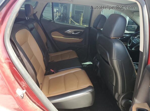 3GKALPEX4JL183308 2018 GMC TERRAIN Red Вид задньої частини салону