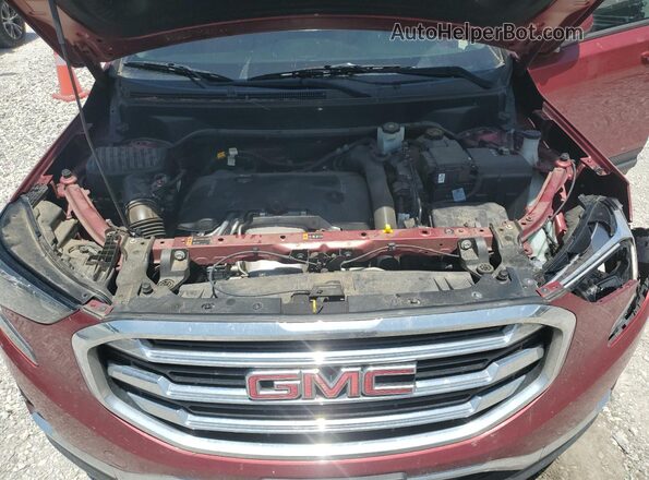 3GKALPEX4JL183308 2018 GMC TERRAIN Red Вид підкапотного простору