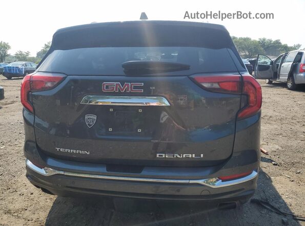 3GKALSEX5JL414106 2018 GMC TERRAIN Gray უკანა ხედი