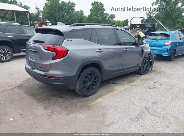 3GKALTEV0ML309143 2021 GMC TERRAIN Gray უკანა მარჯვენა