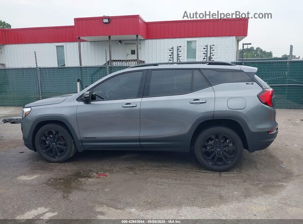 3GKALTEV0ML309143 2021 GMC TERRAIN Gray სალონის 360-გრადუსიანი ხედი
