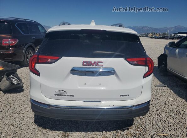 3GKALWEU2JL223353 2018 GMC TERRAIN White Вид ззаду