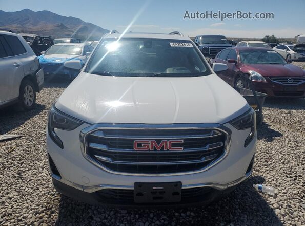 3GKALWEU2JL223353 2018 GMC TERRAIN White Вид спереду