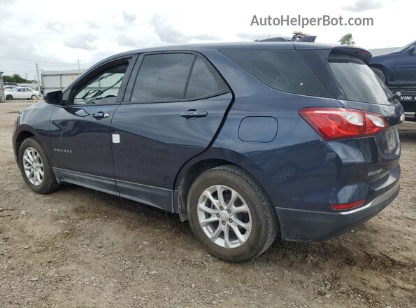 3GNAXHEV9JS529290 2018 CHEVROLET EQUINOX Blue Rear left